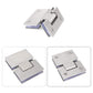 Shower Glass Door Gate Hinge 304 Stainless Steel 180 Degrees Polished Chrome Finish