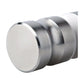 Shower Glass Door Knob Bathroom Round Back-to-Back Handle SUS304 Brushed Nickel