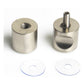 Shower Glass Door Knob Bathroom Back-to-Back Handle Pull 304 Brushed