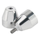 Shower Glass Door Knob Bathroom Round Back-to-Back Handle Pull 304 Brushed Nickel