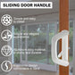 Sliding Patio Door Handle Set Mortise Lock Suitable for Sliding Glass Patio Door Keyed White