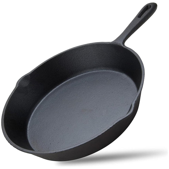 8inch 21cm Cast Iron Skillet Cookware Chef Quality Pre-Seasoned Pan Pans