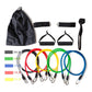 11 Pack Resistance Bands Stackable Exercise Bands Home Workouts Physical Therapy Gym Training