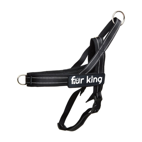 Fur King Signature Quick Fit Harness Large Black