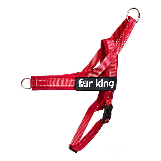 Fur King Signature Quick Fit Harness Large Red