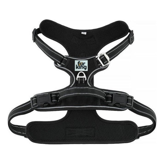 Fur King Ultimate No Pull Dog Harness - Small - Black