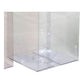 100 Pack of  12cm Square Cube Box - Large Bomboniere Exhibition Gift Product Showcase Clear Plastic Shop Display Storage Packaging Box