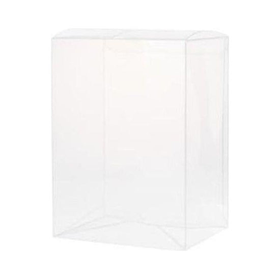 100 Pack of Large Plastic 22x14.5cm Rectangle Cube Box - Exhibition Gift Product Showcase Clear Plastic Shop Display Storage Packaging Box