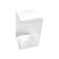 100 Pack of Large Plastic 22x14.5cm Rectangle Cube Box - Exhibition Gift Product Showcase Clear Plastic Shop Display Storage Packaging Box