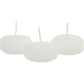 100 Pack of 6 Hour White Floating Candles - 5.8cm diameter - wedding party decoration