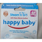 25 x 4 Pack (100 Pieces) -Wholesale Resell Retail  Happy Baby Steam n Go Cherry Silicone Soother