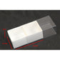 10 Pack of White Card Chocolate Sweet Soap Product Reatail Gift Box - 2 Bay Compartments - Clear Slide On Lid - 8x4x3cm