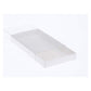 10 Pack of White Card Box - Clear Slide On Lid - 30 x 20 x 8cm -  Large Beauty Product Gift Giving Hamper Tray Merch Fashion Cake Sweets Xmas