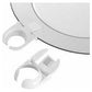 10 Pack Of 75mm White Wine Glass Dinner Lunch Plate Clip Holder - Stand Up Buffet Party  - Promotion Merchandise Gift