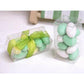 50 Pack of 5x8cm Clear PVC Plastic Folding Packaging Small rectangle/square Boxes for Wedding Jewelry Gift Party Favor Model Candy Chocolate Soap Box