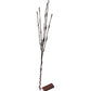 5 Sets of LED Light Bunch Stem - Warm White BATTERY fairy lights - 50cm high 20 bulbs/petals