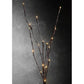 5 Sets of LED Light Bunch Stem - Warm White BATTERY fairy lights - 50cm high 20 bulbs/petals