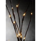 5 Sets of LED Light Bunch Stem - Warm White BATTERY fairy lights - 50cm high 20 bulbs/petals