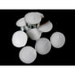 100 Pack Bulk Tea Lights Candles - White Smokeless Tealights Unscented - 9 Hour Burn Time