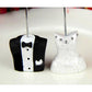 10 Pack of 5 Bride 5 Groom Wedding Name Card Place Stand - Wedding Table Decoration Bomboniere Favour Gift