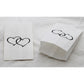 100 Pack Wedding Cake Bags Greaseproof Wax Paper Slice Take Home Favour Large Heart