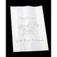 100 Pack Wedding Cake Bags Greaseproof Wax Paper Slice Take Home Favour Silver Doves