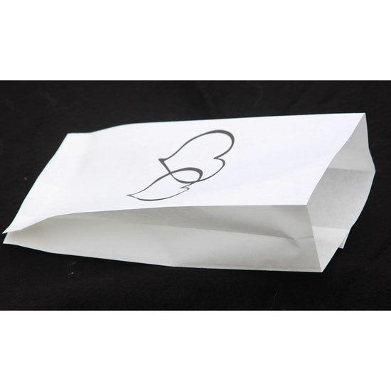 150 Pack Wedding Cake Bags Greaseproof Wax Paper Slice Take Home Favour Large Heart