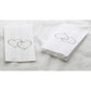 150 Pack Wedding Cake Bags Greaseproof Wax Paper Slice Take Home Favour Large Silver Heart