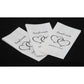 200 Pack Wedding Cake Bags Greaseproof Wax Paper Slice Take Home Favour Heart n Message