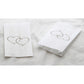 200 Pack Wedding Cake Bags Greaseproof Wax Paper Slice Take Home Favour Large Silver Heart