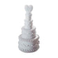 100 Pack Mini Wedding Cake Bubble Bottles send off wedding favors custom party favors