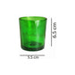 10 Pack Green Glass Votive Candle Holders Table Centreoieces  Xmas Wedding Anniversary Event Recption Party Function or Home Decor