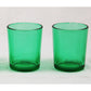 40 Bulk Pack Green Glass Votive Candle Holders Table Centreoieces  Xmas Wedding Anniversary Event Recption Party Function or Home Decor