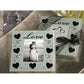 20 Pack Wedding Coasters Glass Square Photo Frame Bomboniere Favour 9x9cm - 2 Frames per Pack