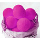 20 Ball HOT Pink 3m String Light Battery Box 5cm Cotton Ball  Christmas Birthday Bbay Girl Special Occasion Decoration