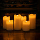 1 Pcs LED Block Pillar Candle White Flameless Safe Indoor Battery Power Party Home D�cor Wedding Xmas Table Centrepiece