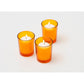 20 Pack Orange Glass Votive Tealight Candle Holders House Party Cenrepiece Xmas Wedding Decor Glass Candlestick Party Decorations Bridal Baby Shower Event