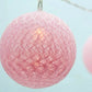 20 Ball Pastel Pink 3m String Light Battery Box 5cm Cotton Ball  Christmas Birthday Bbay Girl Special Occasion Decoration