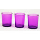 10 Pack Purple Glass Votive Tealight Candle Holders House Party Cenrepiece Xmas Wedding Decor Glass Candlestick Party Decorations Bridal Valentines Event