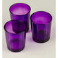 40 Pack Purple Glass Votive Tealight Candle Holders House Party Cenrepiece Xmas Wedding Decor Glass Candlestick Party Decorations Bridal Valentines Event