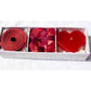 Red Heart Candle Spa Giftset - Red Heart candle, 3 Incense Coils, Pot Porri Satchet in Gift Box