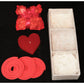Red Heart Candle Spa Giftset - Red Heart candle, 3 Incense Coils, Pot Porri Satchet in Gift Box