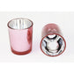 10 Pack Rose Gold Pink Votive Tealight Candle Holders Valentines Day Mercury  Wedding Decor Glass Candlestick Party Decorations Bridal Baby Shower Event