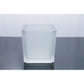 10 Pack Square Cube Frosted Glass 5cm Tealight Candle Holder Festival Decor Wedding Propose Parties Holiday and Home Decor