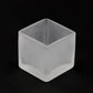 30 Bulk Pack Square Cube Frosted Glass 5cm Tealight Candle Holder Festival Decor Wedding Propose Parties Holiday and Home Decor