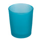40 Pack Turquoise Frosted Glass Votive Tealight Candle Holders House Party Cenrepiece Xmas Wedding Decor Glass Candlestick Party Decorations Bridal Baby Shower Event