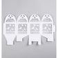 White Dove Bird Heart Wedding Bomboniere Favor Lolly Gift Card Box - 10 Pack
