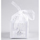 100 Piece Pack - White Dove Bird Heart Wedding Bomboniere Favor Lolly Gift Card Box