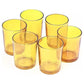 10 Pack Yellow Glass Votive Candle Holders Table Centreoieces  Xmas Wedding Anniversary Event Recption Party Function or Home Decor