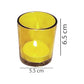 20 Pack Yellow Glass Votive Candle Holders Table Centreoieces  Xmas Wedding Anniversary Event Recption Party Function or Home Decor